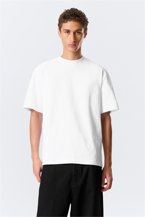 Хлопковая футболка расслабленного кроя с короткими рукавами 1285914002 - Фото 14130621