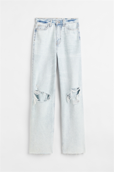 Широкие ультравысокие джинсы 1067430009 - Фото 14131586