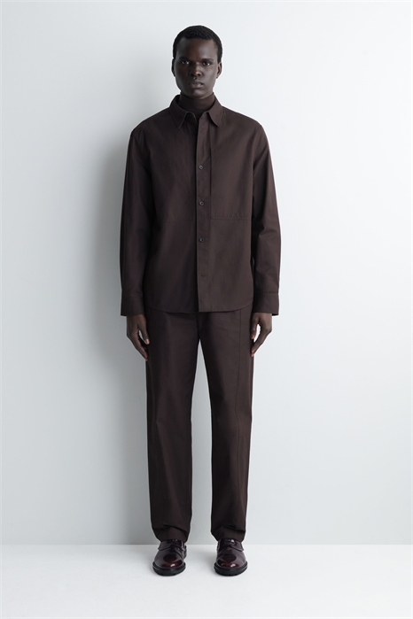 Хлопковые зауженные брюки 1311549002 - Фото 14132425