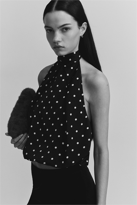 Атласный топ с завязками 1298671001 - Фото 14132474