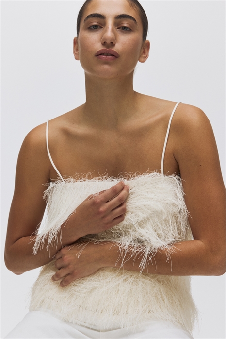 Топ на бретельках с бахромой 1320239002 - Фото 14133491