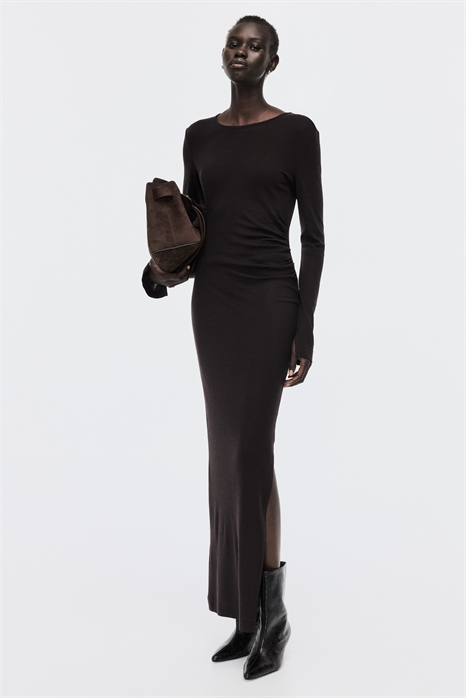 Длинное шерстяное платье 1297279001 - Фото 14133796