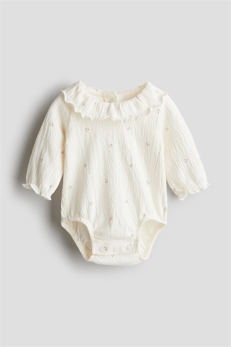 Боди с воротником из мятого трикотажа 1251819002 - Фото 14134109