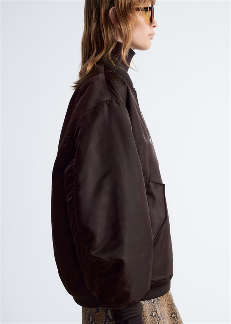 Длинная куртка-бомбер 1316307002 - Фото 14134616