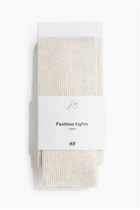 Колготки без носков с ребристой вязкой 1232571002 - Фото 14135112