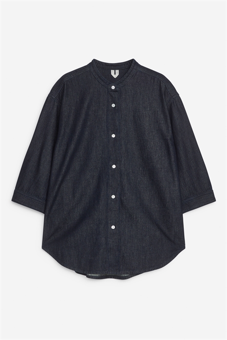 Рубашка из необработанного денима 1248818001 - Фото 14135233