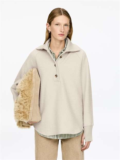 Джемпер из вареной шерсти и хлопка 1300449002 - Фото 14135500