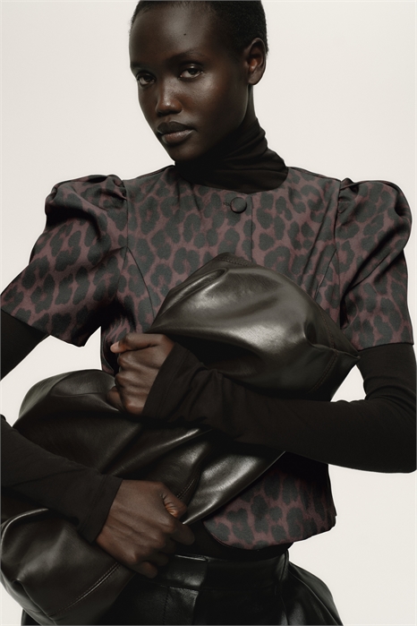 Блузка с пышными рукавами 1302511014 - Фото 14135598