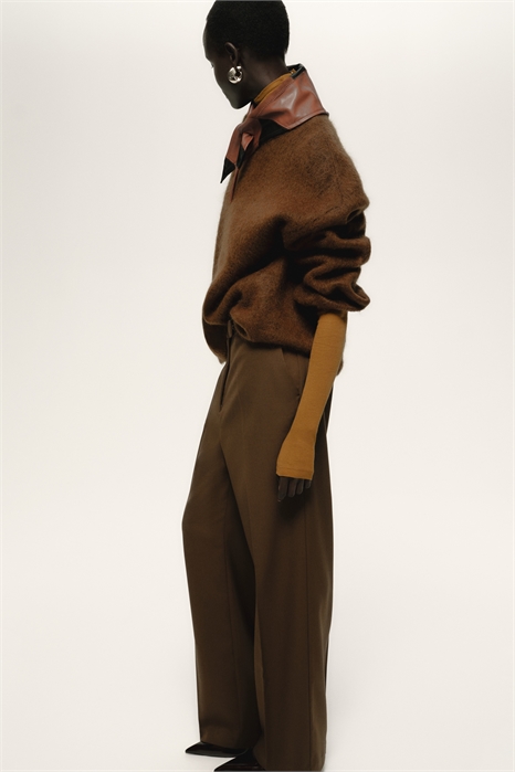 Приталенные брюки с высокой талией 1311348003 - Фото 14136057