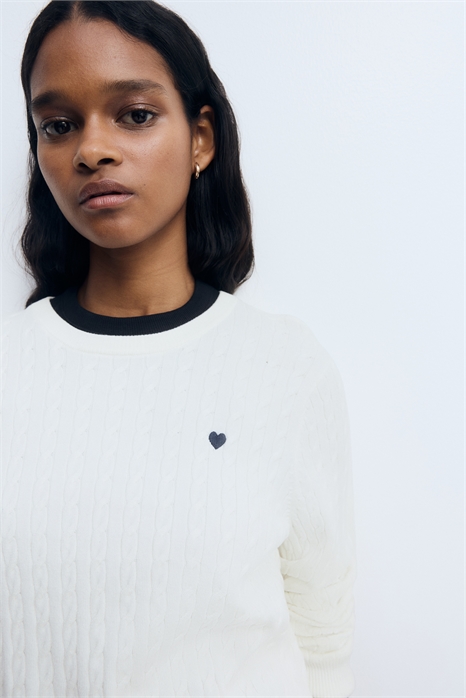 Джемпер из трикотажа с "косами" 1302100004 - Фото 14137007