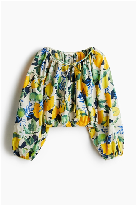 Блузка с воздушными рукавами 1229220003 - Фото 14137338