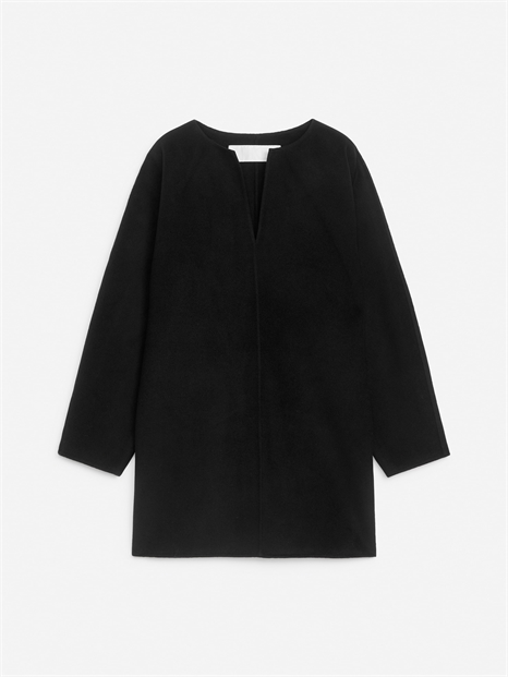 Платье-туника из шерстяного бленда 1245854001 - Фото 14137402