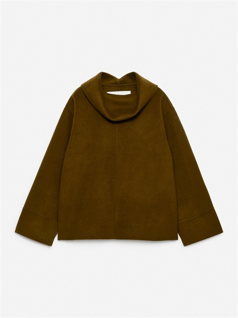 Топ из двойного шерстяного бленда 1246425001 - Фото 14137411