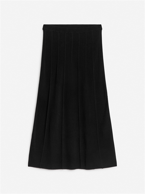 Вязаная юбка в рубчик 1244031001 - Фото 14137642