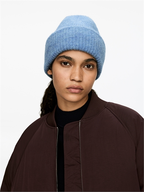 Шапка бини из смеси альпаки и мериноса 0998379043 - Фото 14137799