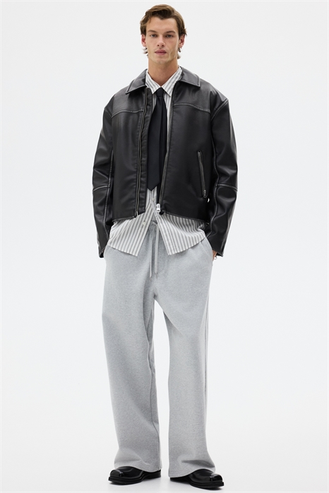 Хлопковые джоггеры с широкими штанинами 1306583003 - Фото 14138514