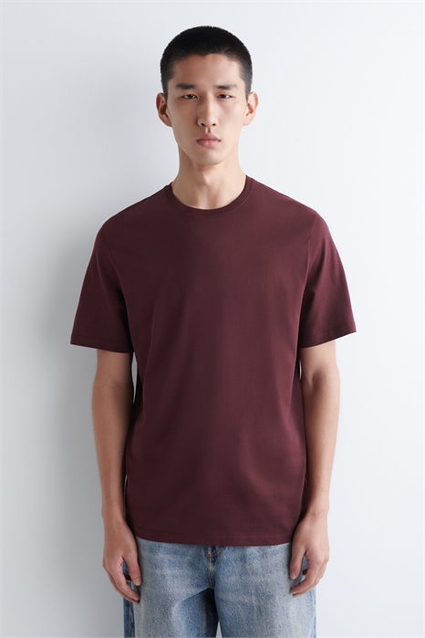 Хлопковые футболки с вырезом под горло в количестве 3 штук 1294699004 - Фото 14139356