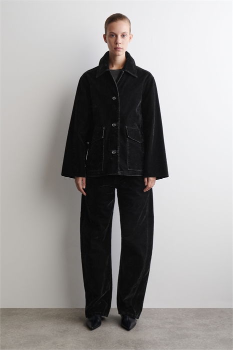 Джинсовая куртка с флокированной отделкой 1310355001 - Фото 14139393