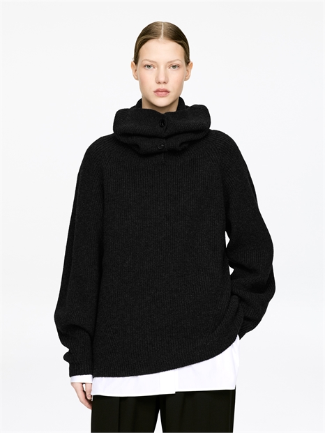 Джемпер с отложным воротником 1305271001 - Фото 14139867