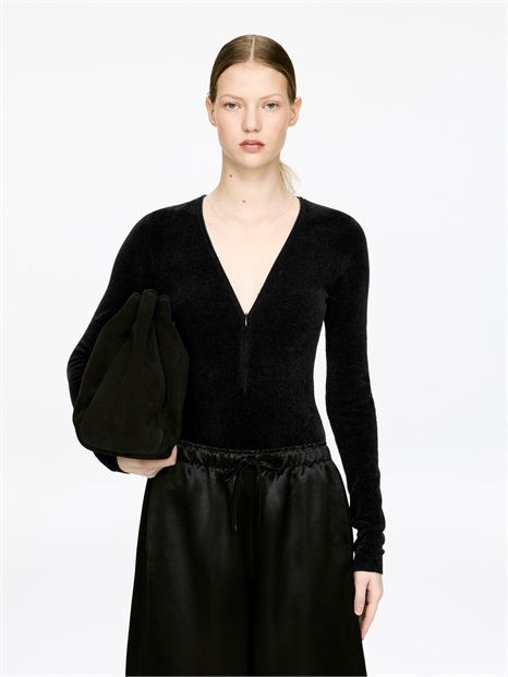 Бархатный боди-комбинезон 1315603001 - Фото 14139948