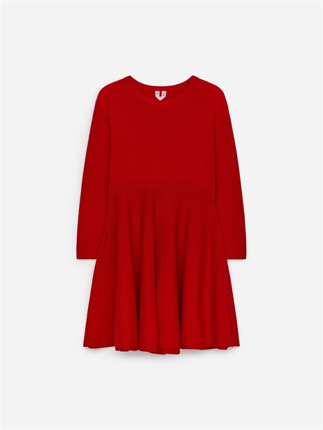 Трикотажное платье из хлопка и шерсти 1322713001 - Фото 14139969