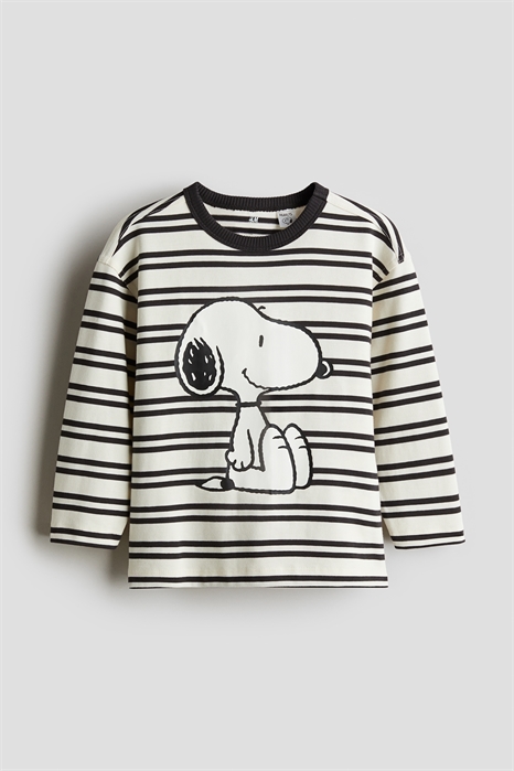 Принтованный топ из джерси с длинными рукавами 1238927001 - Фото 14140278