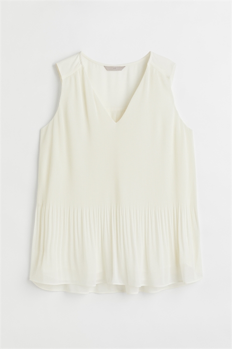 Плиссированный шифоновый топ 1070001002 - Фото 14140604