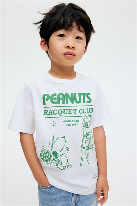 Хлопковая футболка с принтом 1117462031 - Фото 14141725