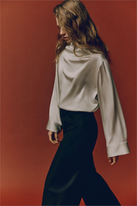 Блузка с коровьим вырезом 1312568001 - Фото 14142475