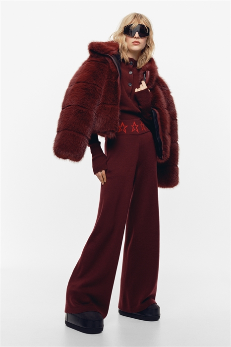 Широкие брюки из мериносовой шерсти 1313864001 - Фото 14142631