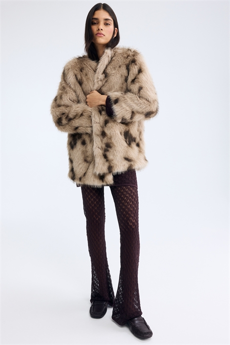 Мерцающие брюки из пуантельевого трикотажа 1314867002 - Фото 14142864