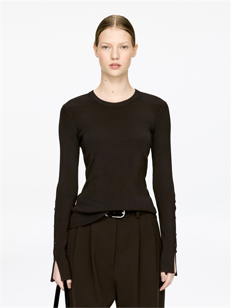 Ребристый топ 1315612001 - Фото 14142937