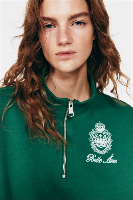 Толстовка на молнии с деталями из мотивов 1329843001 - Фото 14143273