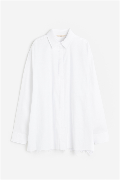 Блузка из льняной смеси с кружевом на спине 1183532001 - Фото 14143846