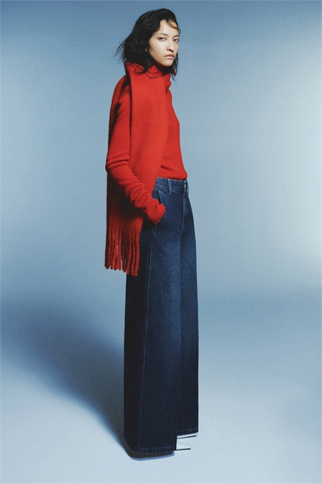 Суперширокие высокие джинсы 1310143001 - Фото 14144022