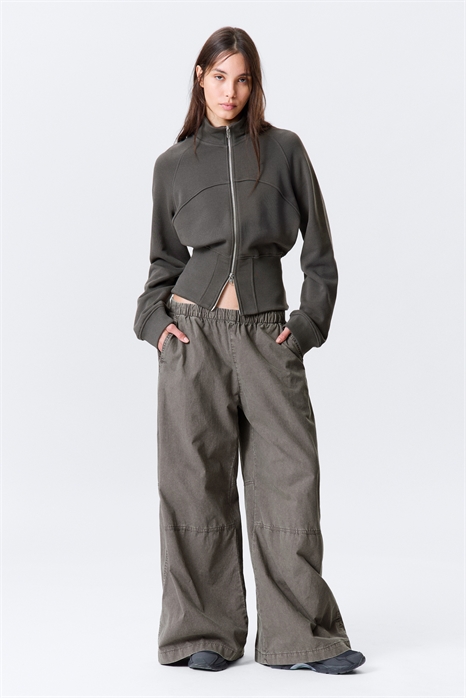 Облегающая хлопковая спортивная куртка 1324540001 - Фото 14144102