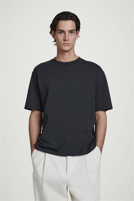 Расслабленная футболка из легкого хлопка 1294695008 - Фото 14144796