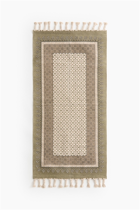 Хлопковый беговой ковер с бахромой 1309170002 - Фото 14145552