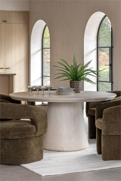 Обеденный стол с отделкой из травертина - маленький 1312744001 - Фото 14145758