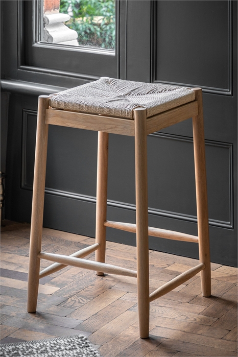 Деревянный табурет с веревкой 1312828001 - Фото 14146771