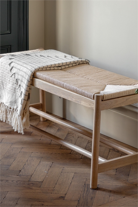 Деревянная скамья с веревкой 1312867001 - Фото 14146778