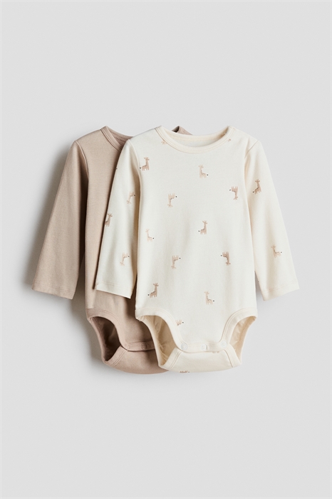 Комплект из 2 боди с длинными рукавами 1171574031 - Фото 14146935