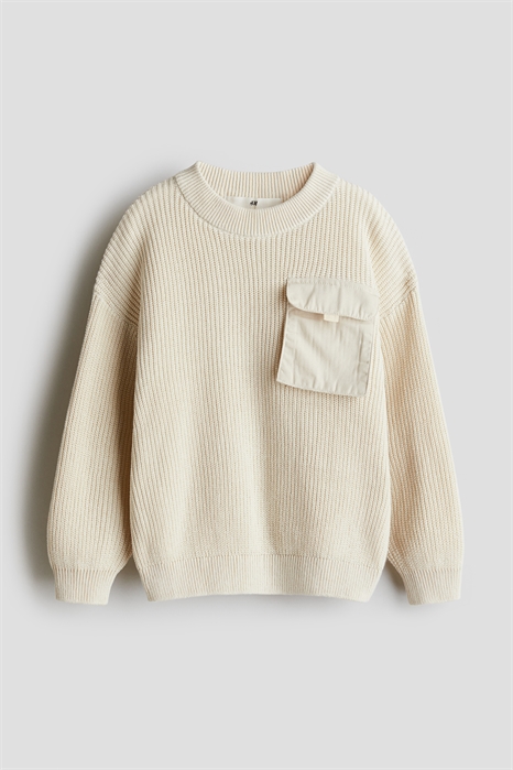 Джемпер с накладным карманом 1264735001 - Фото 14147560