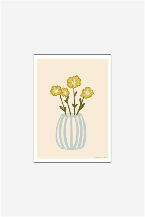 Engberg Studio - Желтые цветы в голубой вазе 1235621001 - Фото 14147916