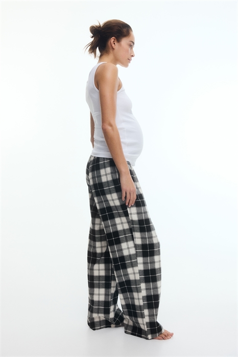 Нижние пижамные брюки из фланели MAMA 1306144001 - Фото 14148197