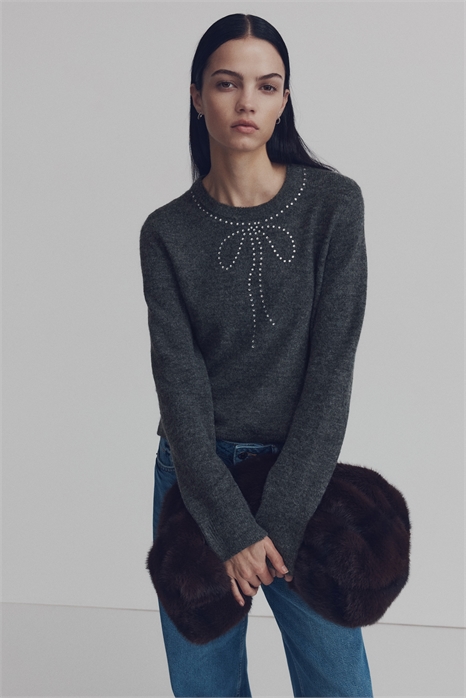 Джемпер с украшениями 1310966001 - Фото 14148864