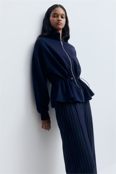 Толстовка на молнии с пеплумом 1307210002 - Фото 14149119