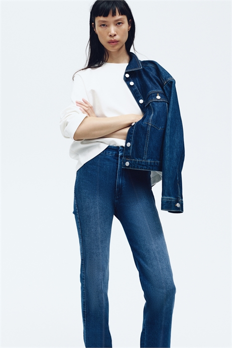 Расклешенные высокие джинсы 1313469003 - Фото 14149457