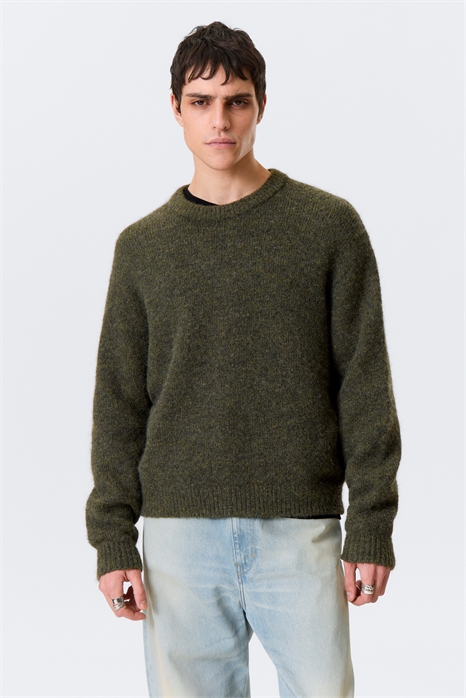 Вязаный свитер из шерстяного бленда Regular 1253431004 - Фото 14149973