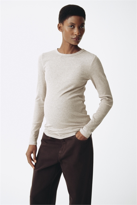 Топ из ребристого джерси MAMA 1194187005 - Фото 14150301